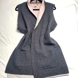Note di Anita Italian Wool Cashmere Cardigan Vest OS